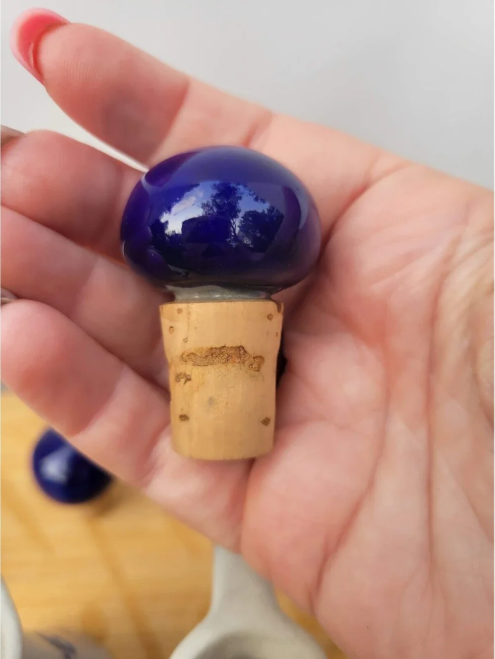 N/A blue ceramic